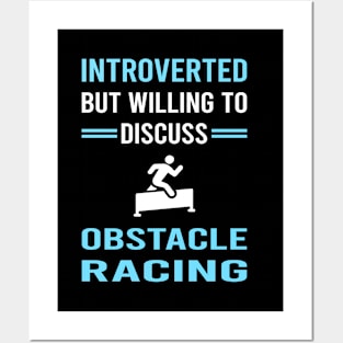 Introverted Obstacle Course Racing Race OCR Posters and Art
